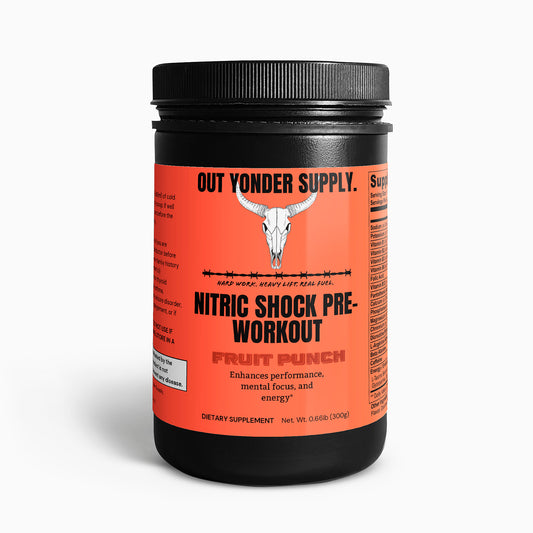 Nitric Shock Pre-Workout Powder (Fruit Punch)