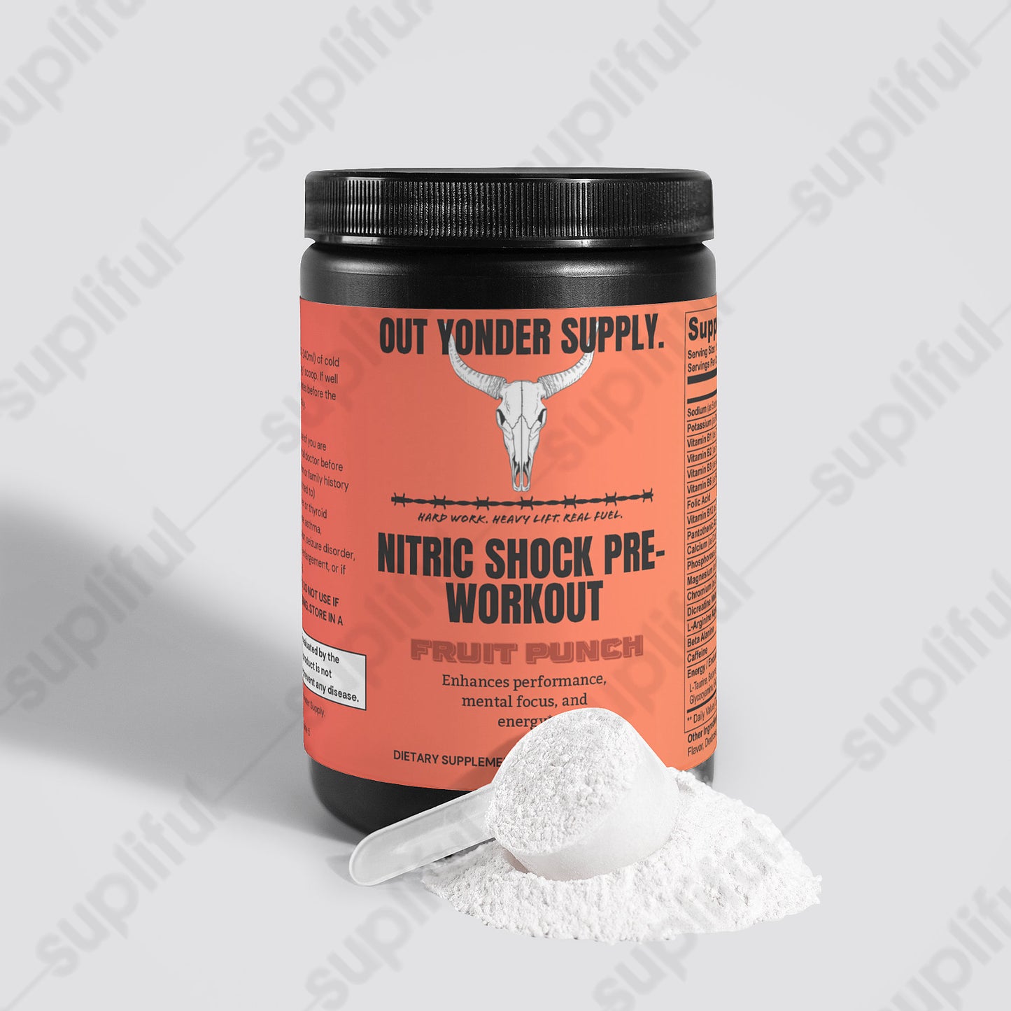 Nitric Shock Pre-Workout Powder (Fruit Punch)