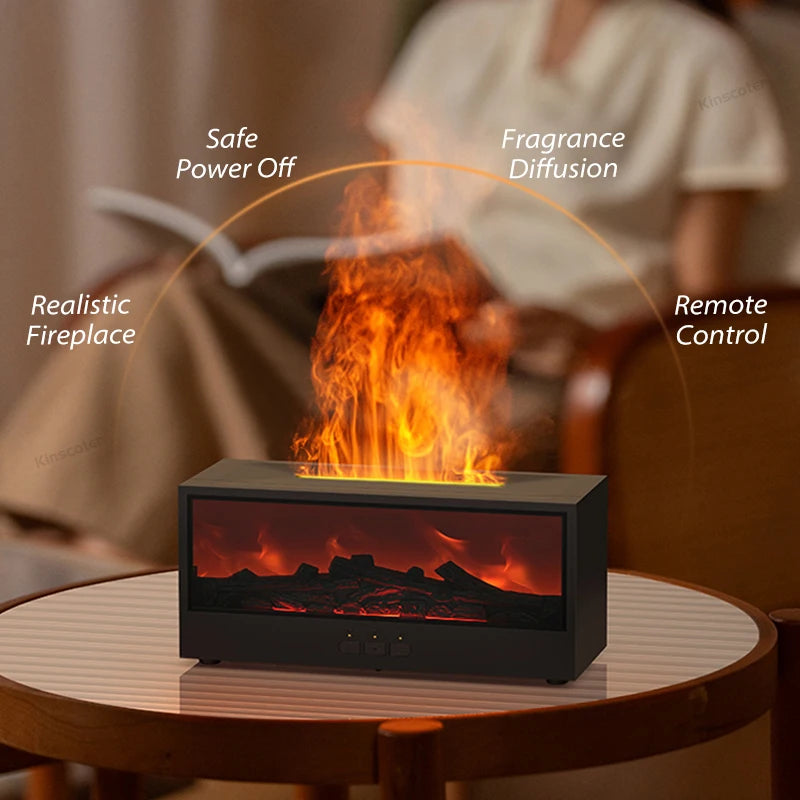 Fireplace-Styled Humidifier