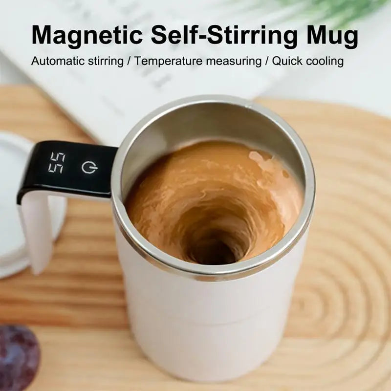 Self-Mixing Digital Smart Coffee Cup