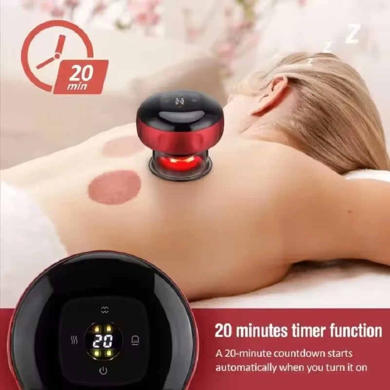 Portable Electric Vacuum Suction Body Scraping Massager