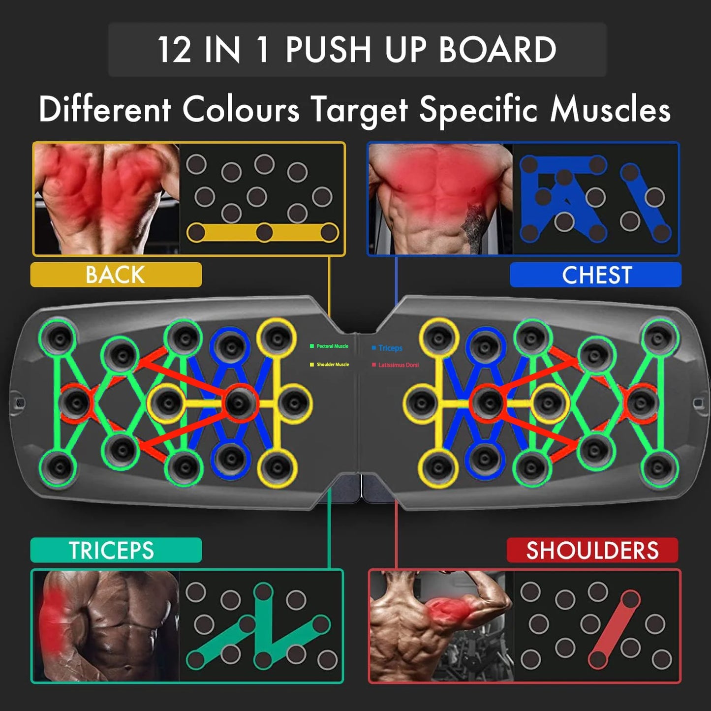 Multifunctional Push Up Trainer Board